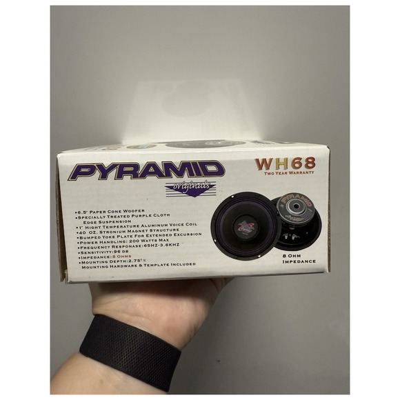 2 - Pyramid WH68 x 6.5" High Power Paper Cone Woofer – 200W New - Picture 3 of 3